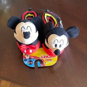 DISNEY JUNIOR MICKEY MOUSE TODDLERS SLIPPERS SOCK NEW